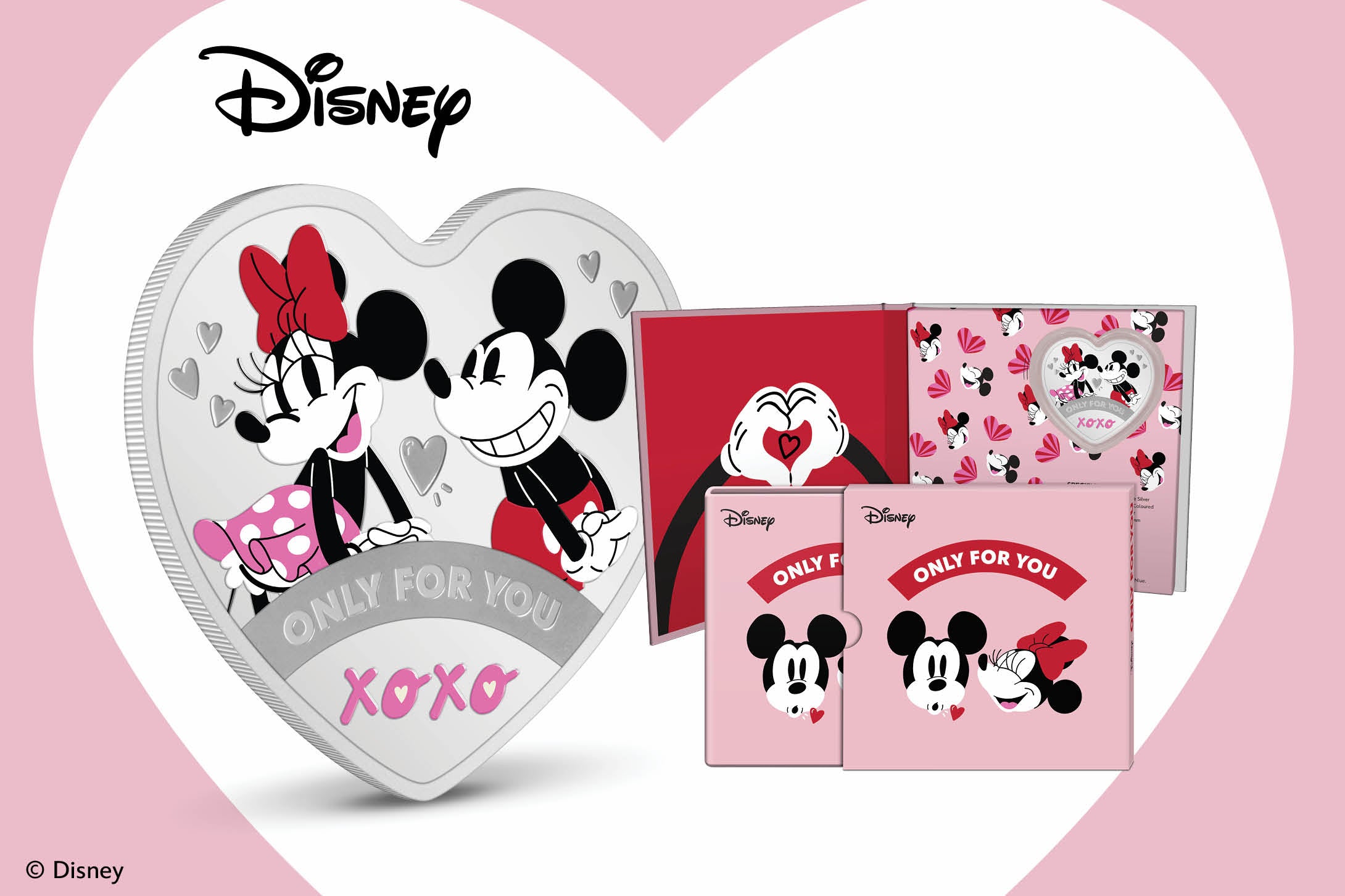 Disney's Mickey Mouse & Minnie Mouse on 2024 Love Coin!