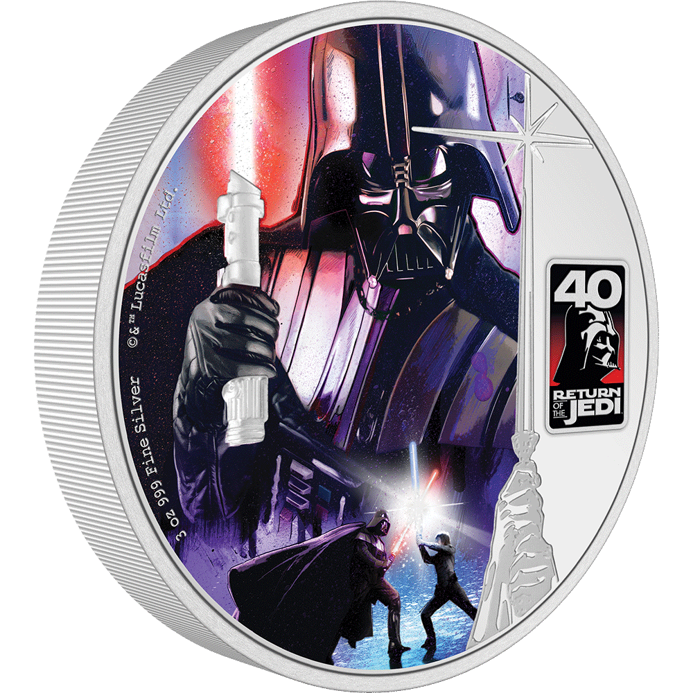 Star Wars: Return of the Jedi™ 40th Anniversary 3oz Silver Coin