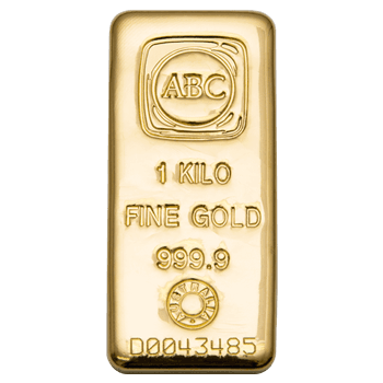 1kg Gold Bar ABC - New Zealand Mint