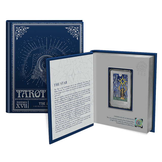 Tarot Cards – The Star 1oz Silver Coin