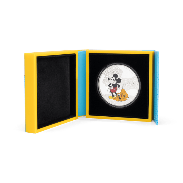 Disney Mickey & Friends – Mickey & Pluto 3oz Silver Coin