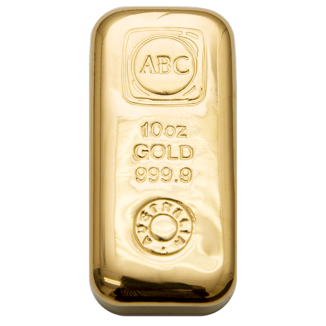 10oz Gold Bar ABC