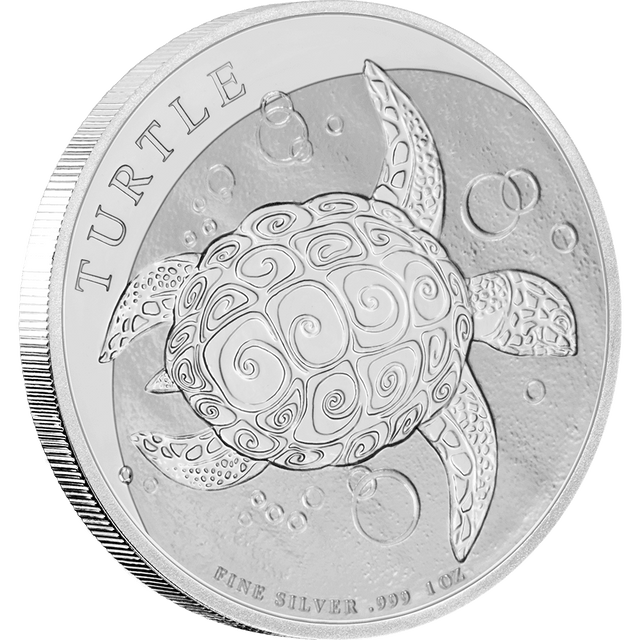 1oz Silver Bullion Coin Turtle Niue - New Zealand Mint