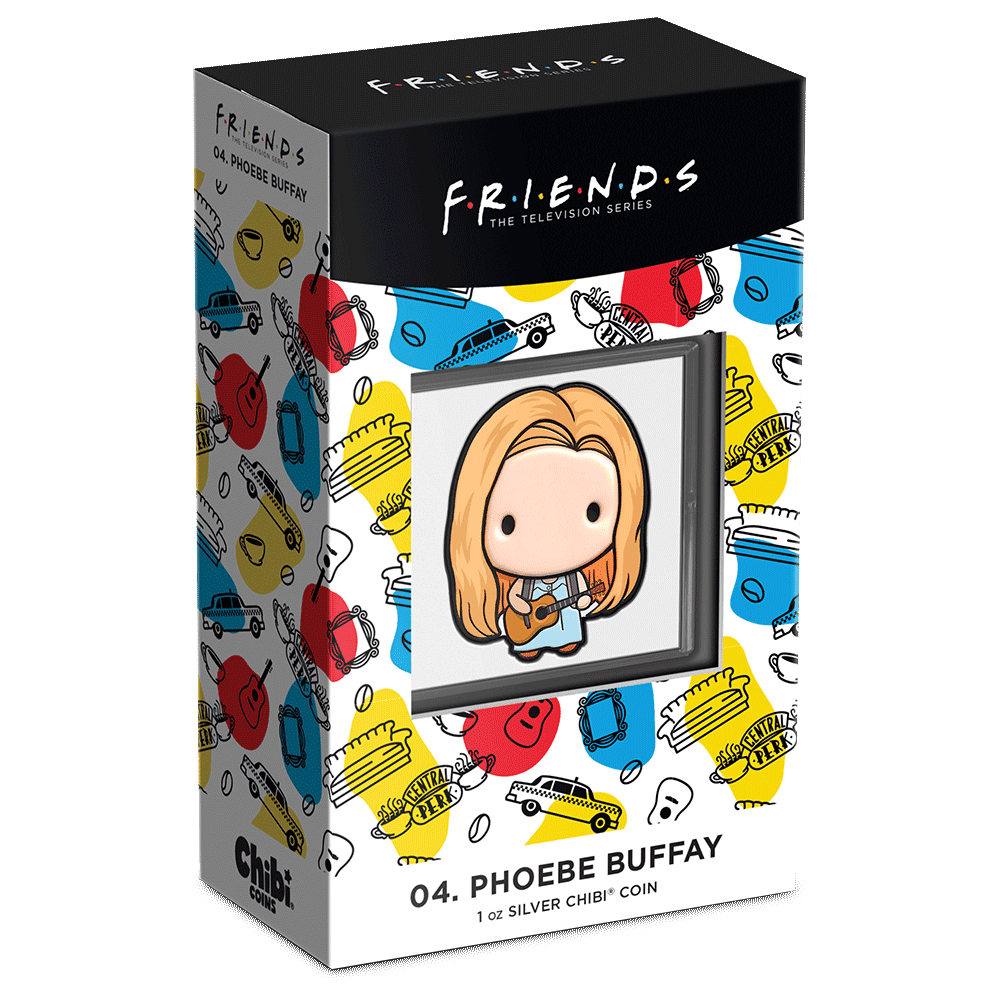 FRIENDS™ - Phoebe Buffay™ 1oz Silver Chibi® Coin