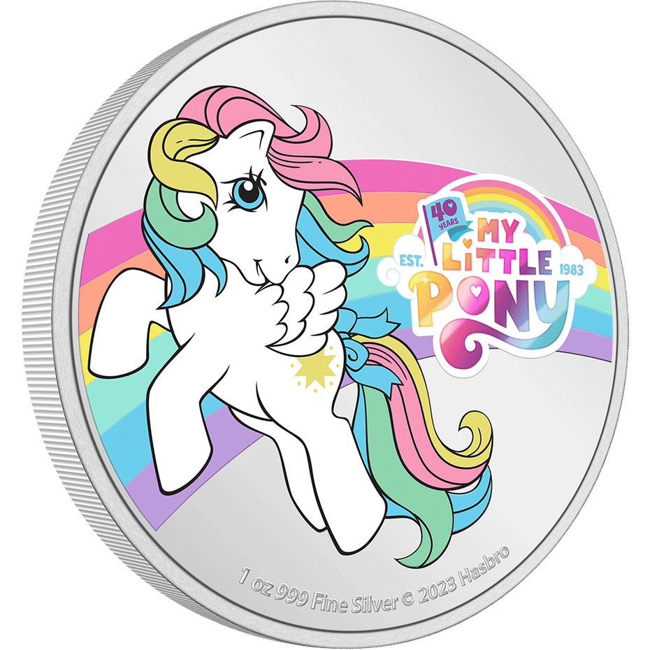 My Little Pony 40th Anniversary 1oz Silver Coin New Zealand Mint